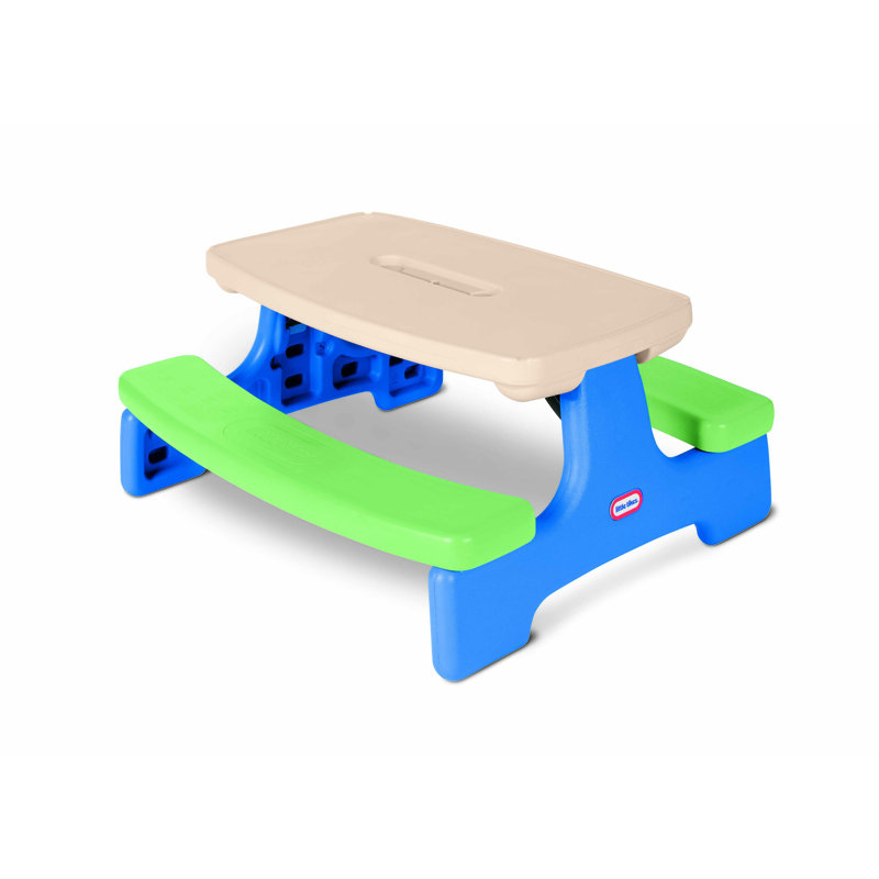 Little Tikes Easy Store Picnic Table with Umbrella & Reviews - Wayfair ...